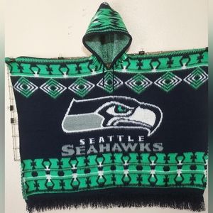 COPY - COPY - Seattle Seahawks Hooded Poncho